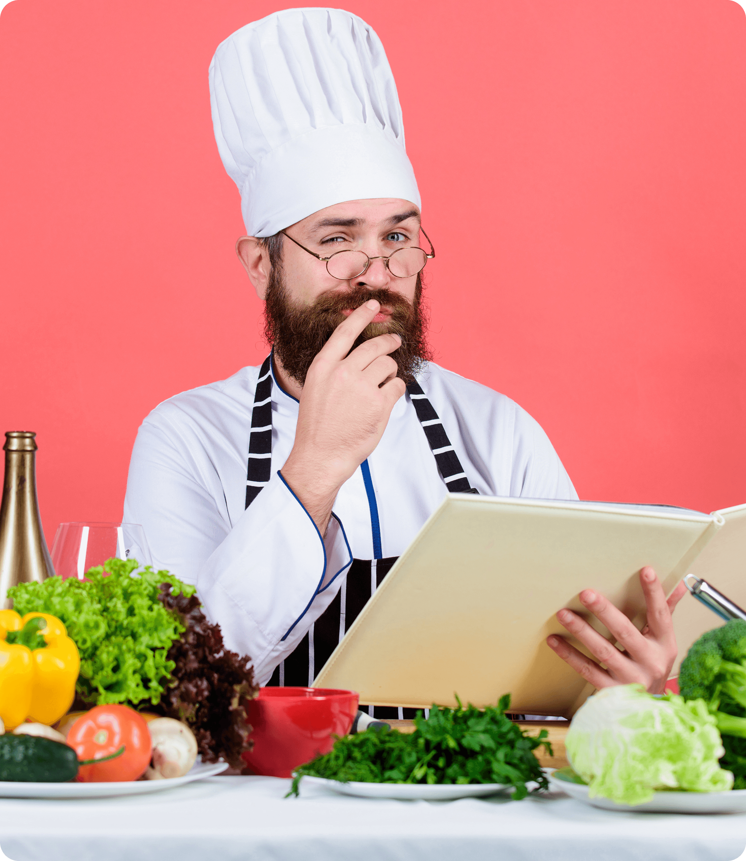 Chef thinking