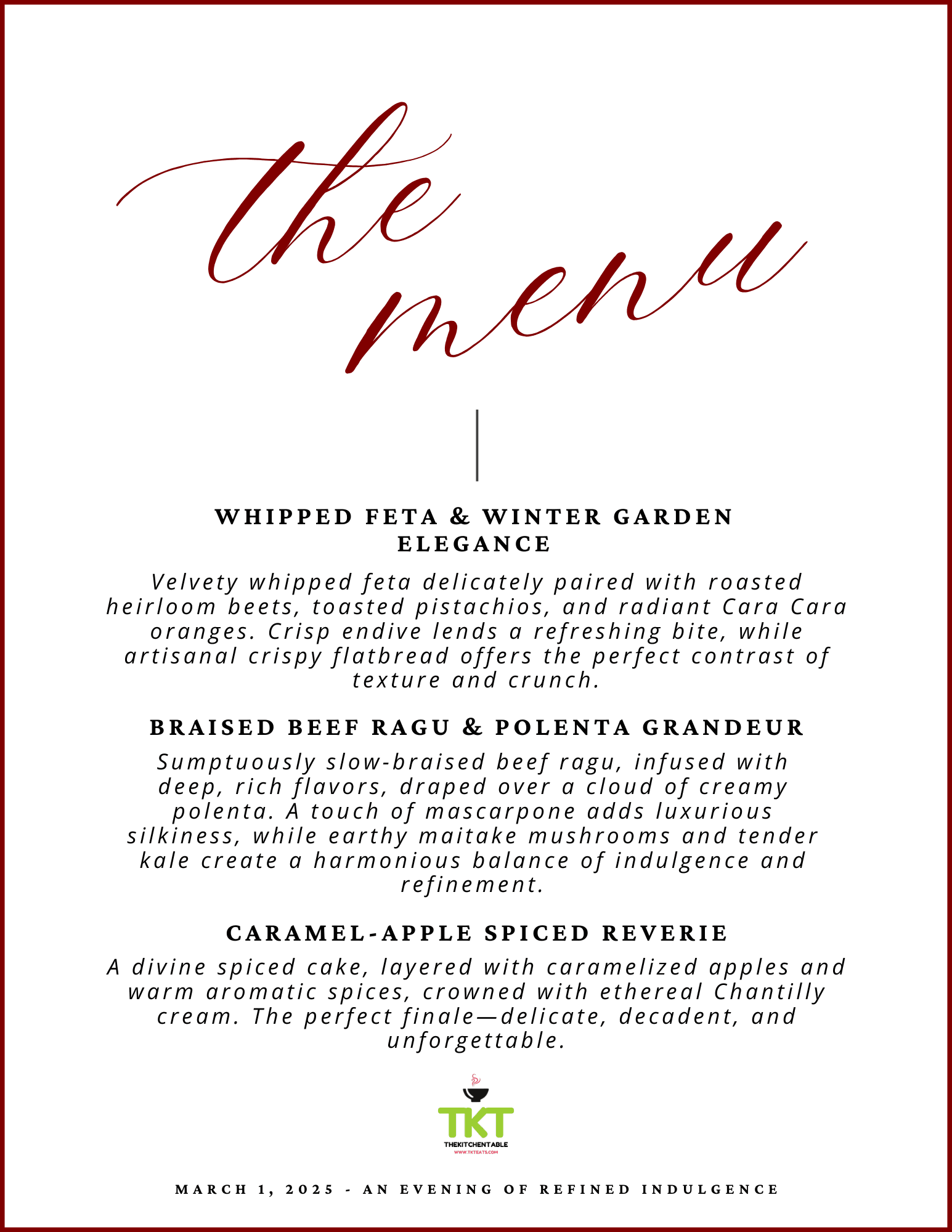 Menu 2