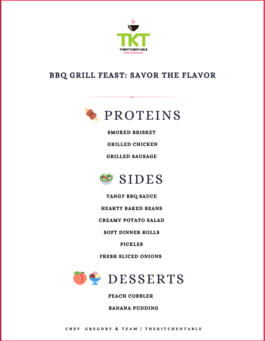 Menu 8