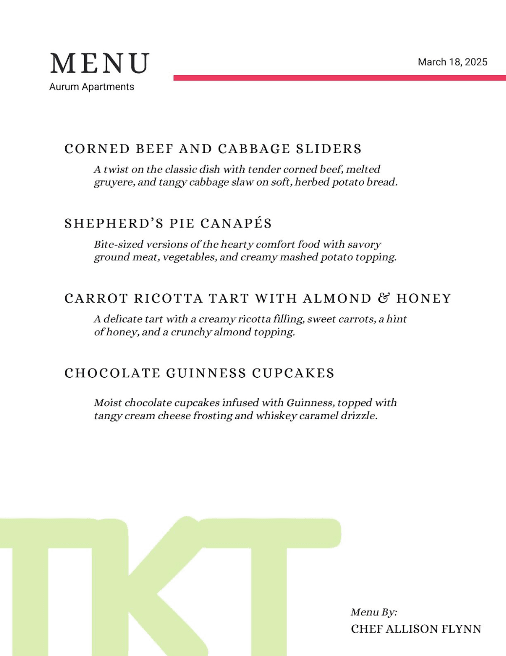 Menu 3