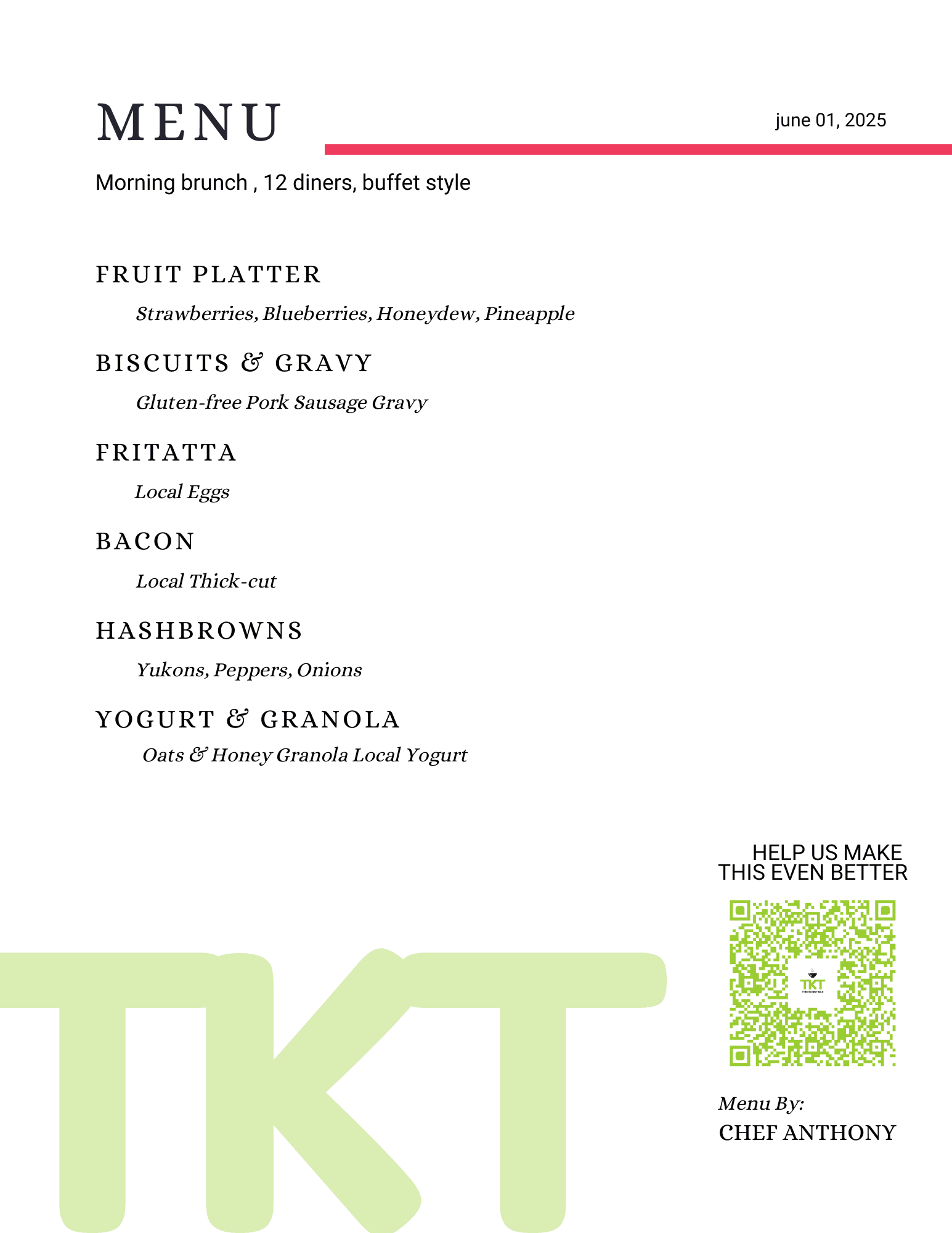 Menu 3