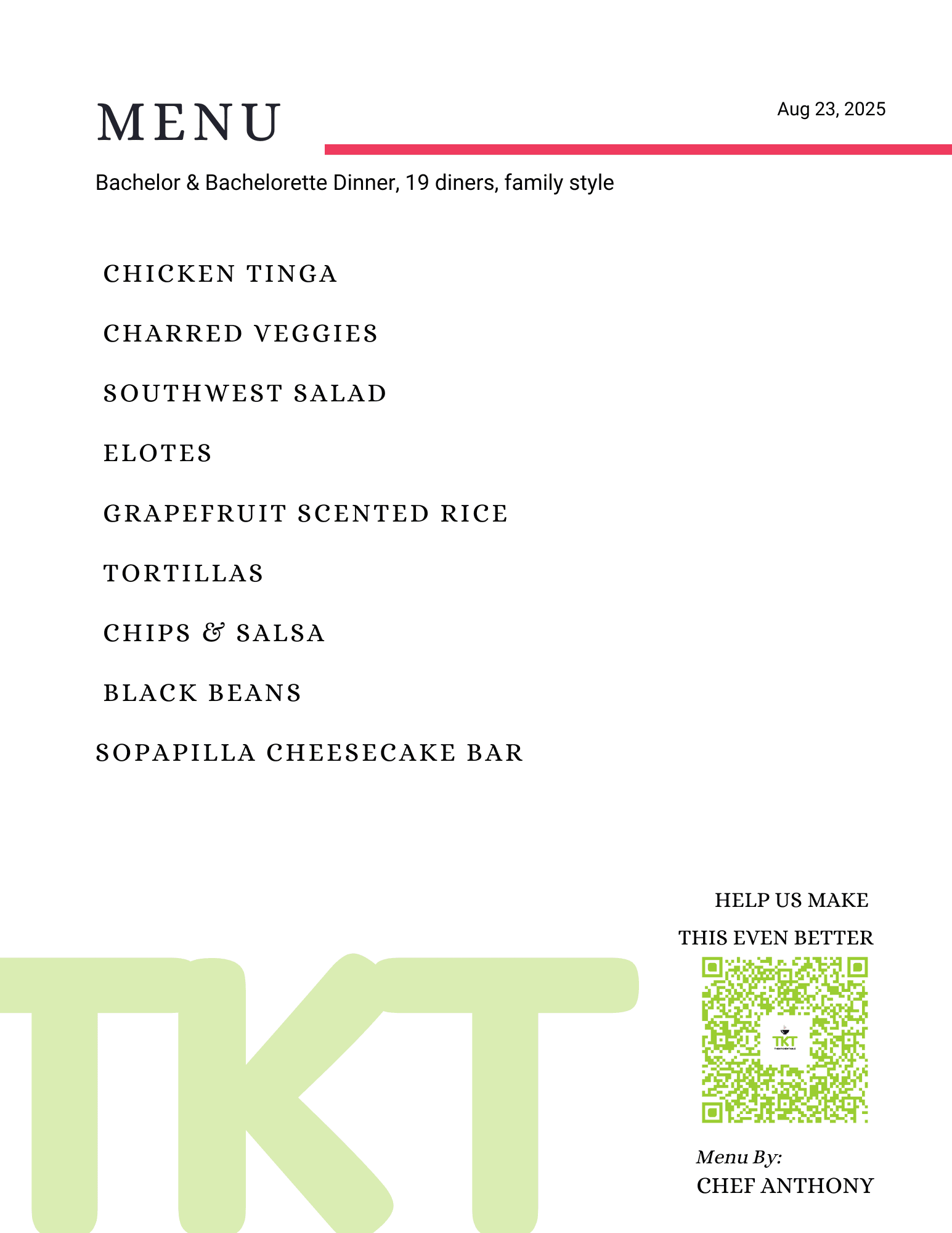 Menu 6